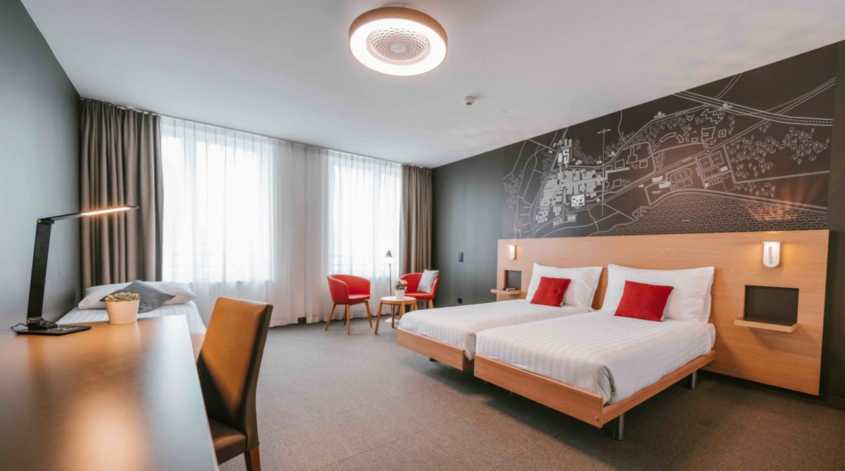 Chambre triple next to the SwissTech Convention Center