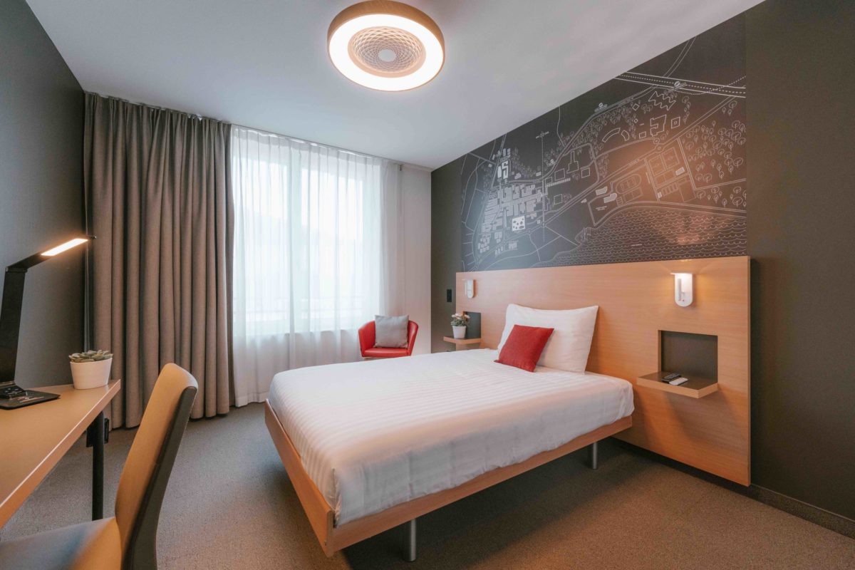 Chambre individuelle pour voyage d'affaires à Lausanne